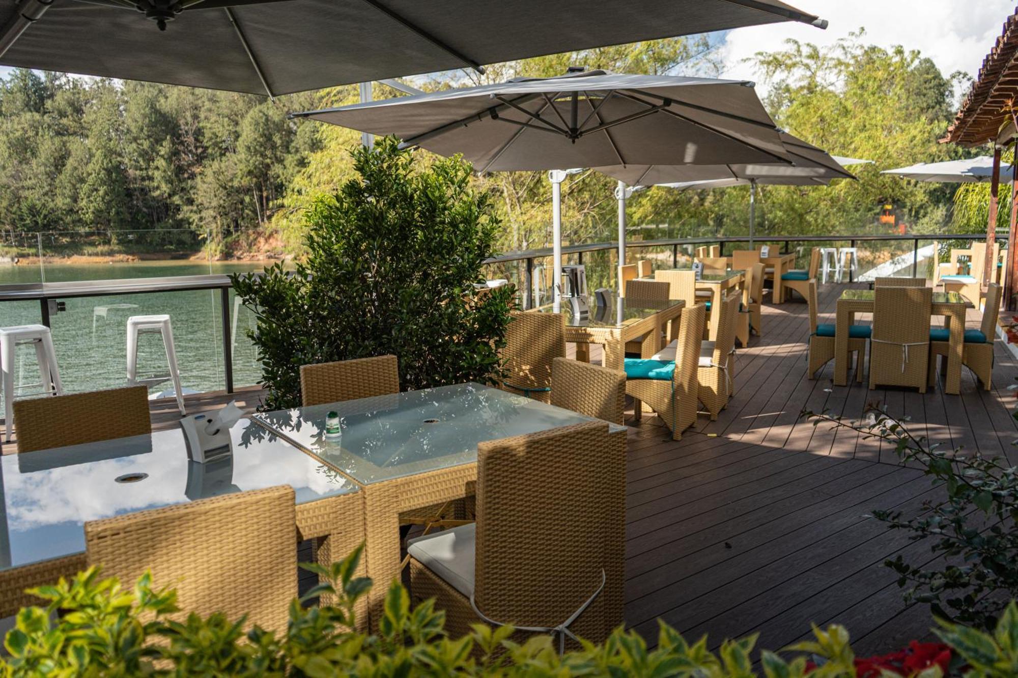 Hotel Los Recuerdos Guatapé 外观 照片 The restaurant